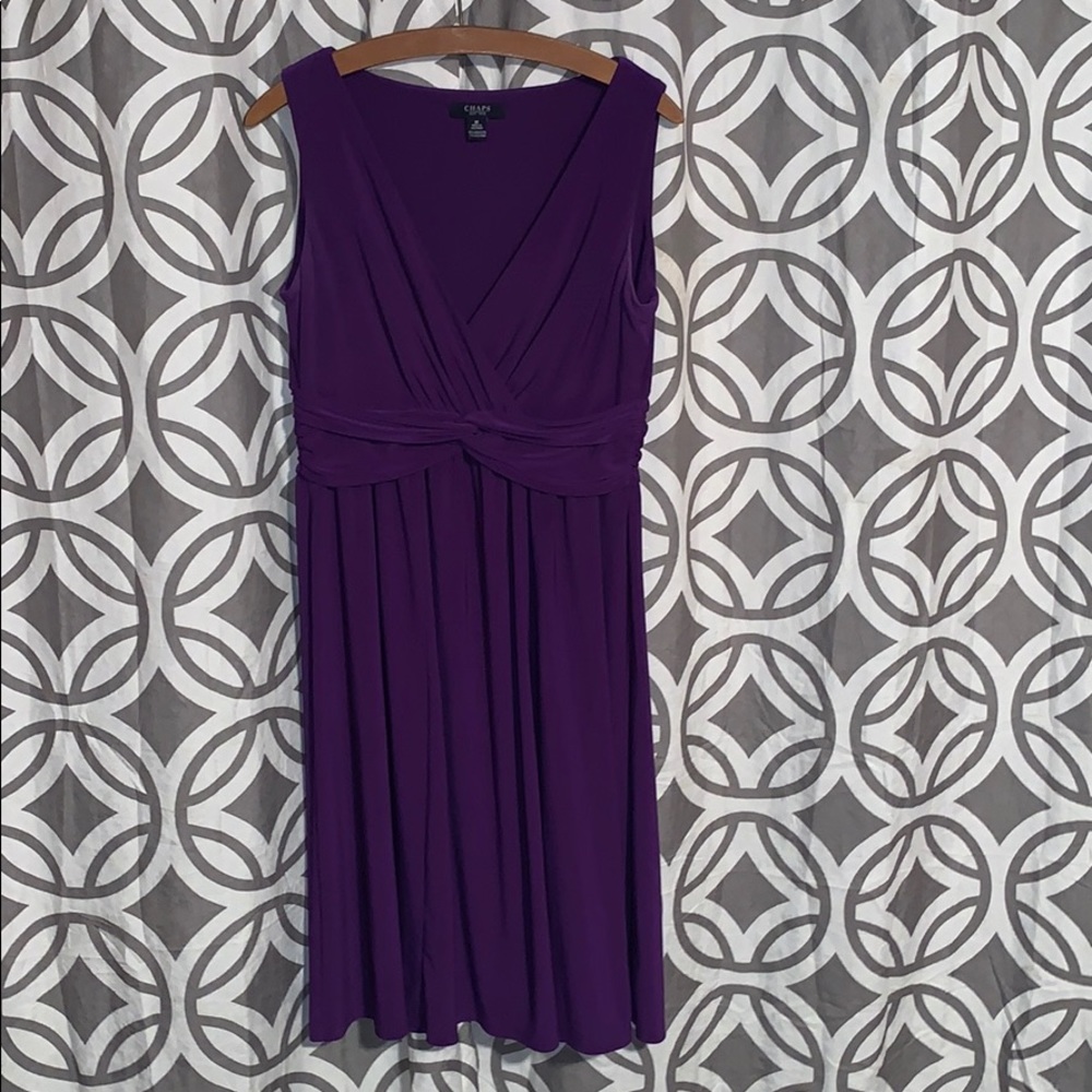 CHAPS purple homecoming dress